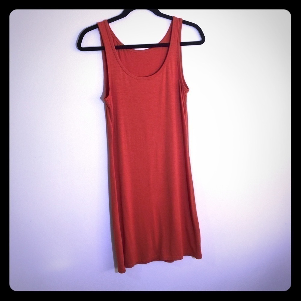 Burnt orange T shirt  Tank dress